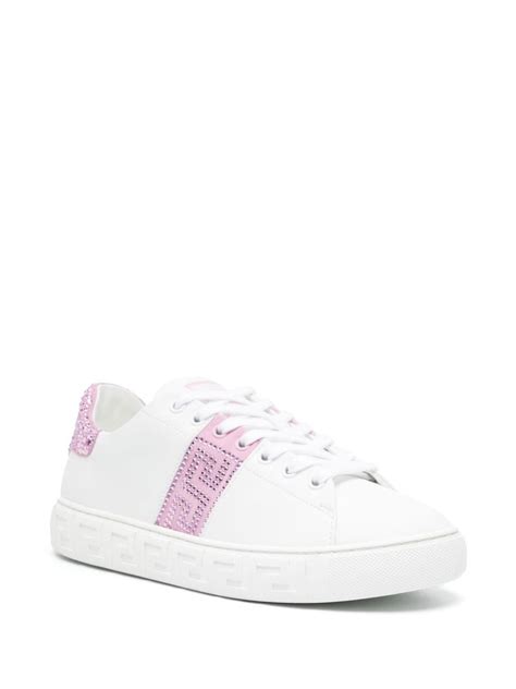 Versace Sneakers aus Leder 